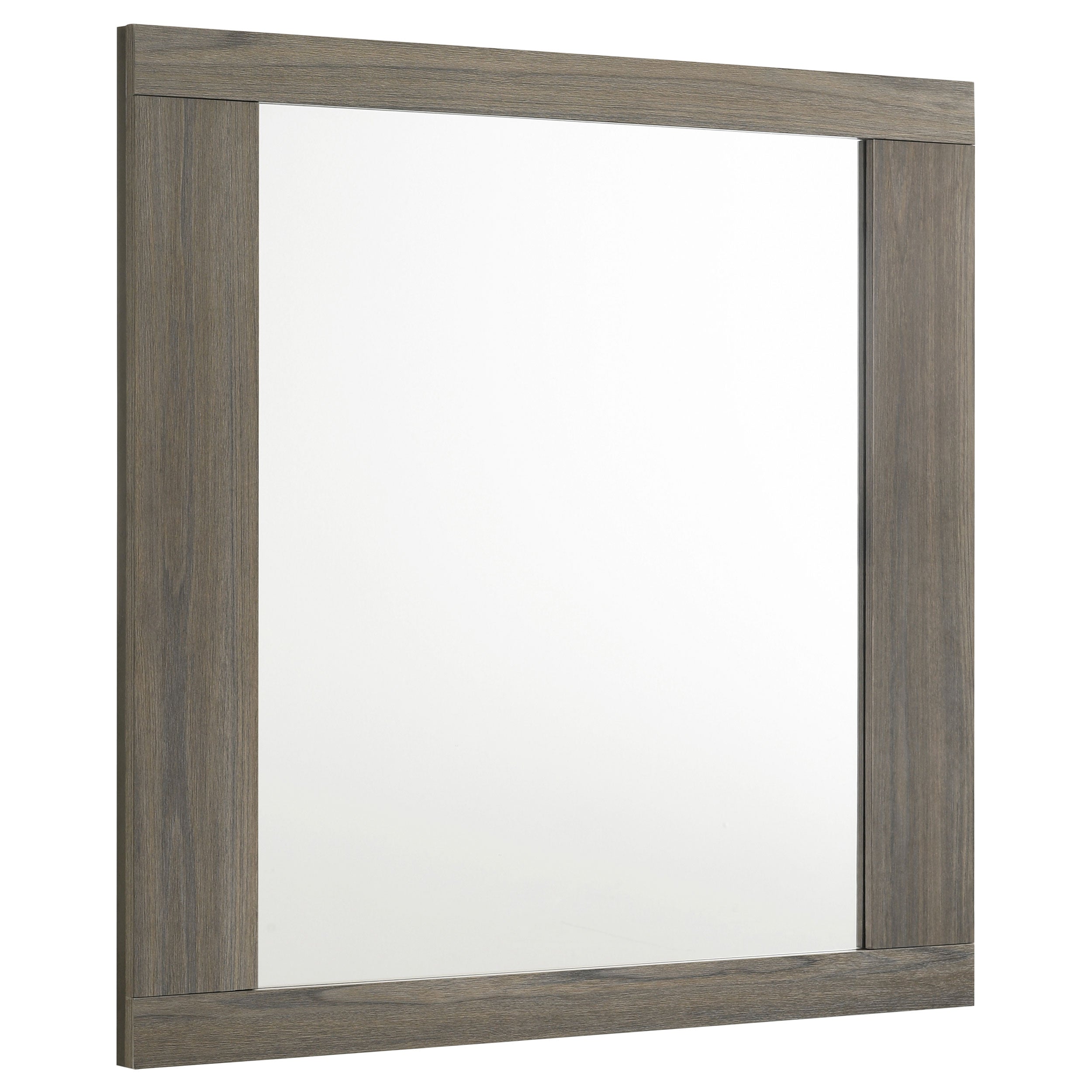 Tampa Furniture Outlet - Coaster - Fenwick Dresser Mirror Grey Oak - 224984
