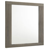 Tampa Furniture Outlet - Coaster - Fenwick Dresser Mirror Grey Oak - 224984