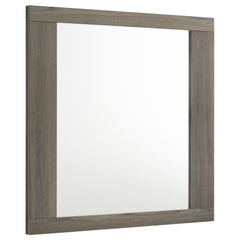 Tampa Furniture Outlet - Coaster - Fenwick Dresser Mirror Grey Oak - 224984