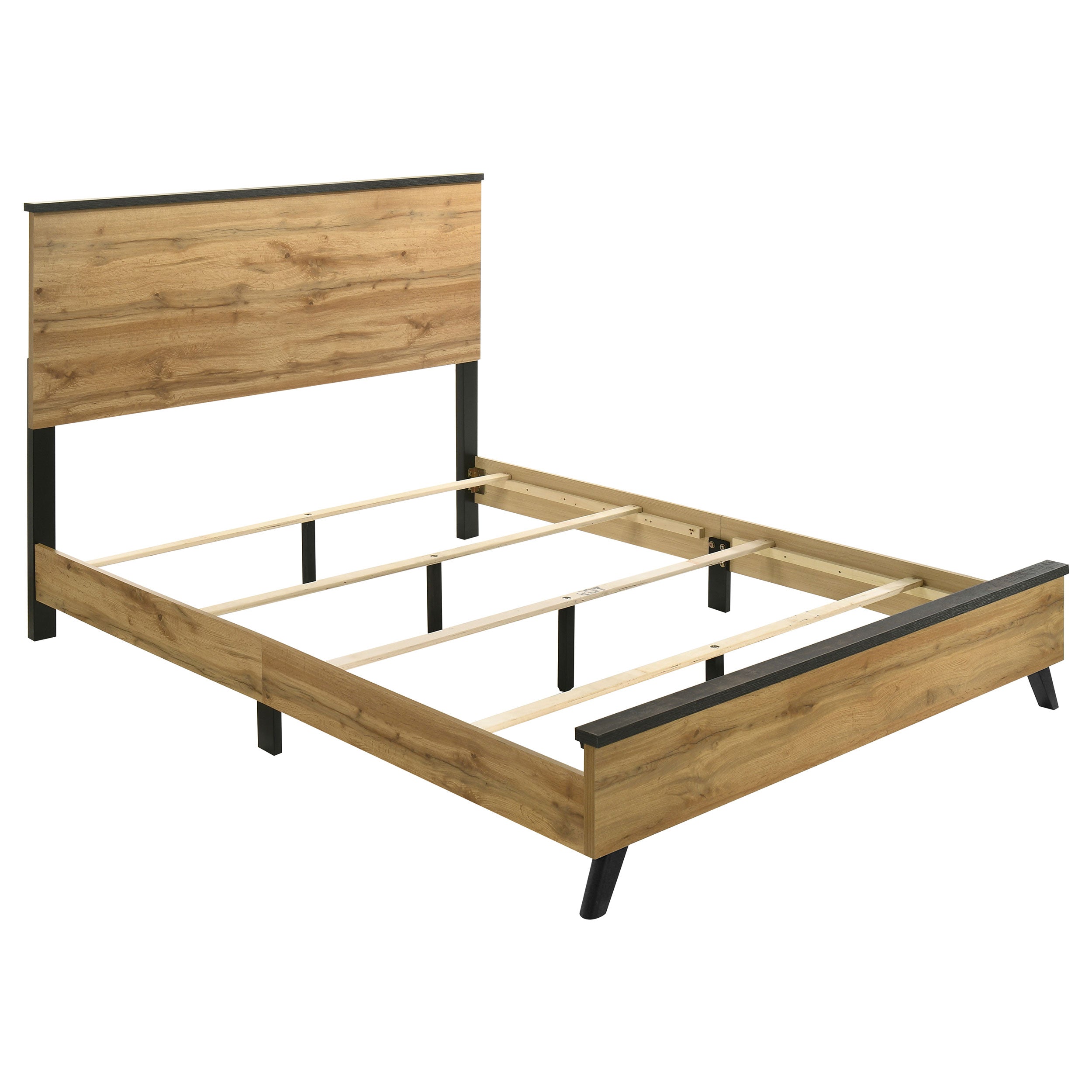 Tampa Furniture Outlet - Coaster - Kaywood 52-inch Eastern King Panel Bed Natural Pine - 225001KE