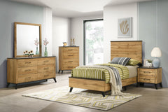 Tampa Furniture Outlet - Coaster - Kaywood 5-piece Twin Bedroom Set Natural Pine - 225001T-S5