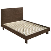 Tampa Furniture Outlet - Coaster - Glenwood 48-inch Queen Platform Panel Bed Warm Brown - 225011Q