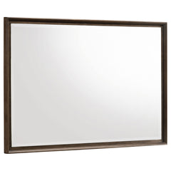 Tampa Furniture Outlet - Coaster - Glenwood Dresser Mirror Warm Brown - 225014