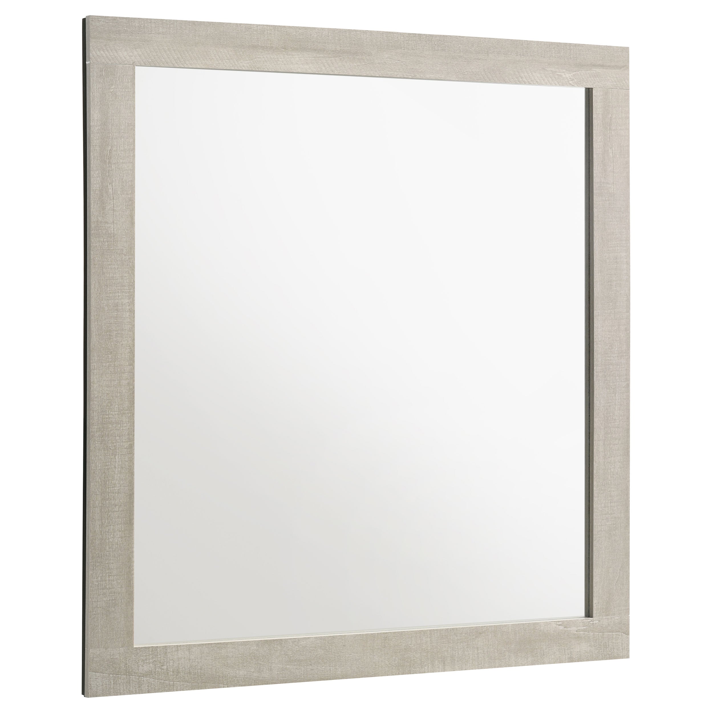 Tampa Furniture Outlet - Coaster - Trenton Dresser Mirror Rustic Cream - 225064