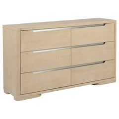 Tampa Furniture Outlet - Coaster - Ladera 6-drawer Bedroom Dresser Light Elm - 225083