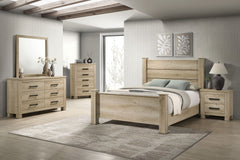 Tampa Furniture Outlet - Coaster - Oakglen 5-piece California King Bedroom Set Weathered Oak - 225101KW-S5