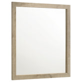 Tampa Furniture Outlet - Coaster - Oakglen Dresser Mirror Weathered Oak - 225104