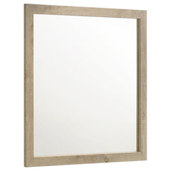 Tampa Furniture Outlet - Coaster - Oakglen Dresser Mirror Weathered Oak - 225104
