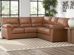 Tampa Furniture Outlet Lutz - Ashley Furniture - WillowBend Sectional - RAF 2-Piece Sectional / Caramel - PC27704S1