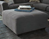Tampa Furniture Outlet Lutz - Ashley Furniture - Ambee Living Room - Oversized Accent Ottoman / Slate - 2862008