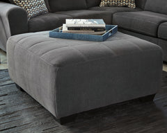 Tampa Furniture Outlet Lutz - Ashley Furniture - Ambee Living Room - Oversized Accent Ottoman / Slate - 2862008