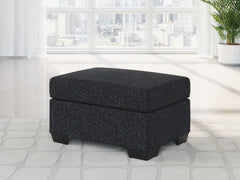 Tampa Furniture Outlet Lutz - Ashley Furniture - Jasmine Peaks Living Room - Ottoman / Coal - 2890414