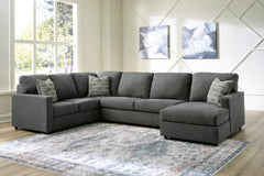 Tampa Furniture Outlet Lutz - Ashley Furniture - Edenfield Sectional - LAF 3-Piece Sectional with Chaise / Charcoal - 29003S2