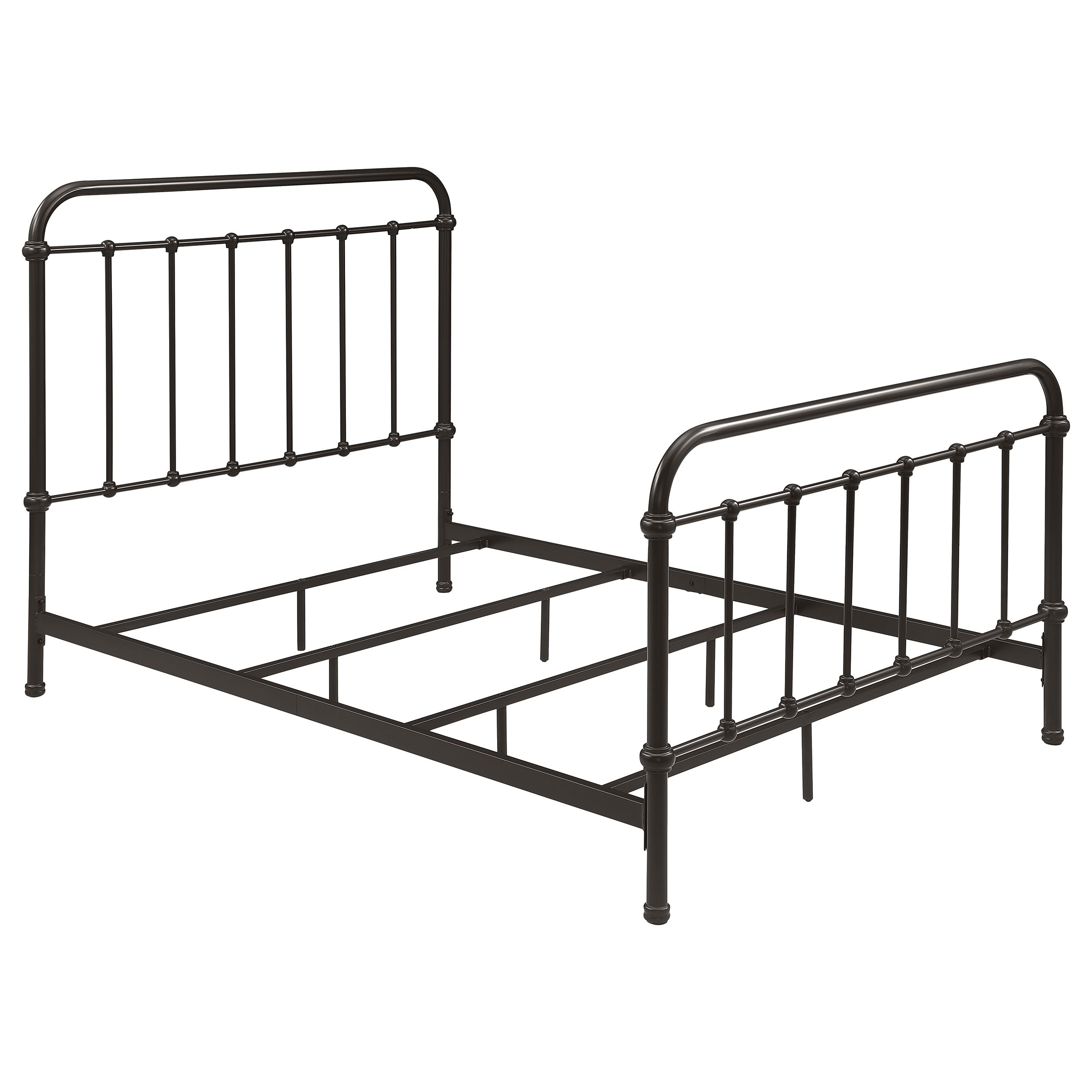 Tampa Furniture Outlet - Coaster - Livingston Metal Full Open Frame Bed Dark Bronze - 300399F