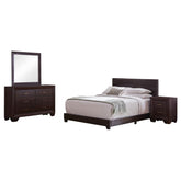 Tampa Furniture Outlet - Coaster - Dorian 4-piece Queen Bedroom Set Dark Cocoa - 300762Q-S4