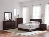 Tampa Furniture Outlet - Coaster - Dorian 5-piece Twin Bedroom Set Dark Cocoa - 300762T-S5