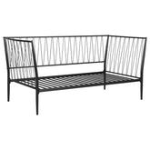 Tampa Furniture Outlet - Coaster - Richland Metal Twin Daybed Bed Frame Matte Black - 301057