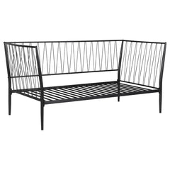 Tampa Furniture Outlet - Coaster - Richland Metal Twin Daybed Bed Frame Matte Black - 301057