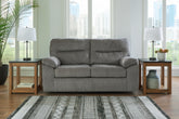 Tampa Furniture Outlet Lutz - Ashley Furniture - Bindura Living Room - Glider Loveseat / Mineral - 3030578
