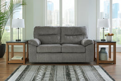 Tampa Furniture Outlet Lutz - Ashley Furniture - Bindura Living Room - Glider Loveseat / Mineral - 3030578