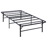 Tampa Furniture Outlet - Coaster - Mabel Metal Twin Mattress Support Platform Bed Black - 305957T