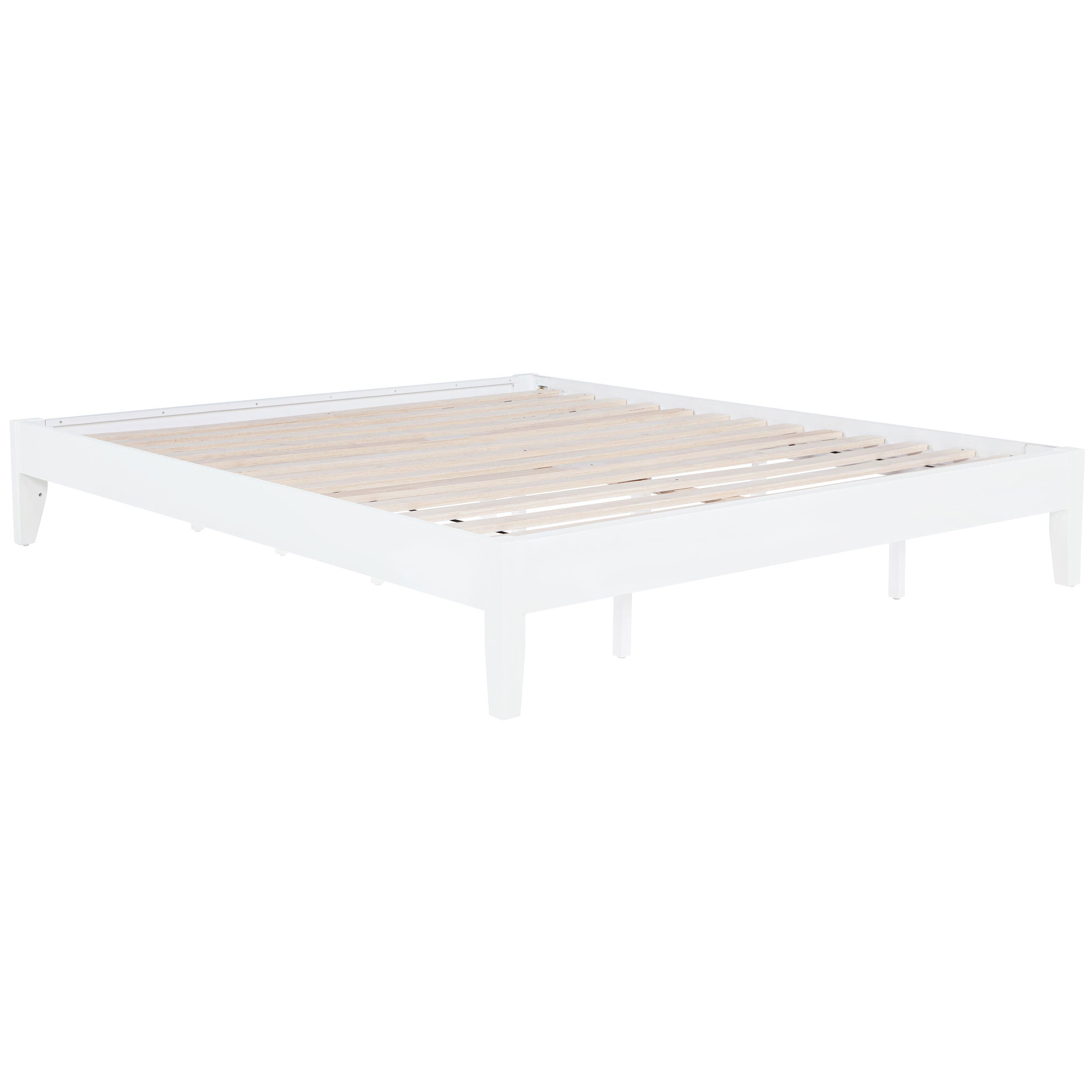 Tampa Furniture Outlet - Coaster - Hounslow Eastern King Universal Platform Bed White - 306128KE