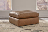 Tampa Furniture Outlet Lutz - Ashley Furniture - Emilia Living Room - Oversized Accent Ottoman / Caramel - 3090108