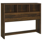 Tampa Furniture Outlet - Coaster - Westpark 49-inch Queen Bookcase Headboard Dark Pine - 315881Q