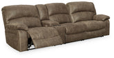 Tampa Furniture Outlet Lutz - Ashley Furniture - Segburg Sectional - 2-Piece Power Reclining Sectional Sofa / Driftwood - 34303S1