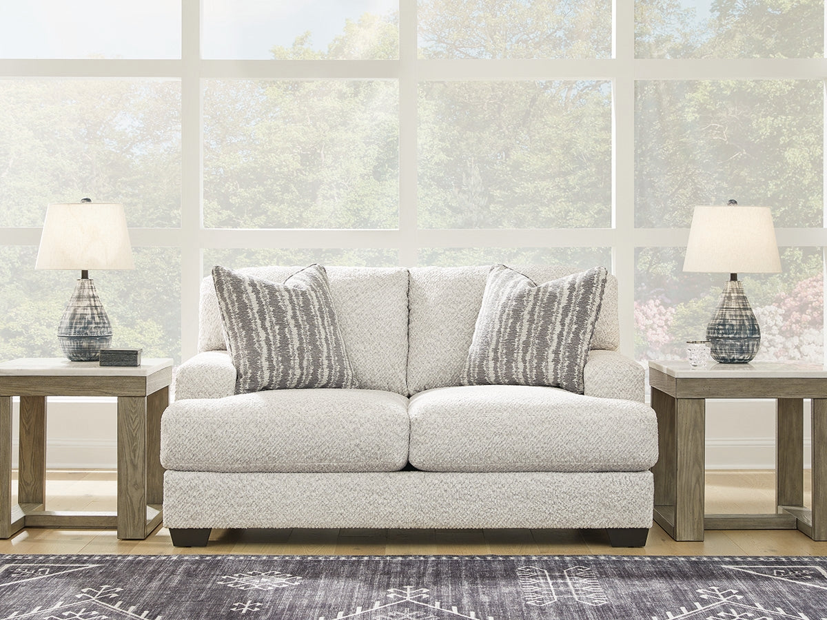 Tampa Furniture Outlet Lutz - Ashley Furniture - Brebryan Living Room - Loveseat / Flannel - 3440135