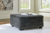 Tampa Furniture Outlet Lutz - Ashley Furniture - Biddeford Living Room - Oversized Accent Ottoman / Shadow - 3550408