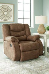 Tampa Furniture Outlet Lutz - Ashley Furniture - Partymate Living Room - Rocker Recliner / Brindle - 3690225