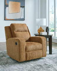 Tampa Furniture Outlet Lutz - Ashley Furniture - Kanlow Living Room - Rocker Recliner / Honey - 3860525