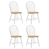 Tampa Furniture Outlet - Coaster - Cinder Wood Dining Side Chair White (Set of 4) - 4129