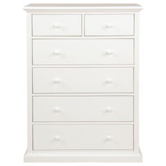Sumerlin 6-drawer Bedroom Chest of Drawers White