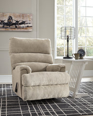 Tampa Furniture Outlet Lutz - Ashley Furniture - Man Fort Living Room - Rocker Recliner / Dusk - 4660425