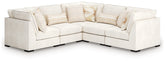 Tampa Furniture Outlet Lutz - Ashley Furniture - Donelson Creek Sectional - 5-Piece Sectional / Vanilla - 48002S1