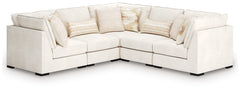 Tampa Furniture Outlet Lutz - Ashley Furniture - Donelson Creek Sectional - 5-Piece Sectional / Vanilla - 48002S1