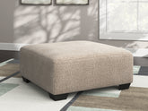 Tampa Furniture Outlet Lutz - Ashley Furniture - Newellen Living Room - Oversized Accent Ottoman / Hemp - 4840408