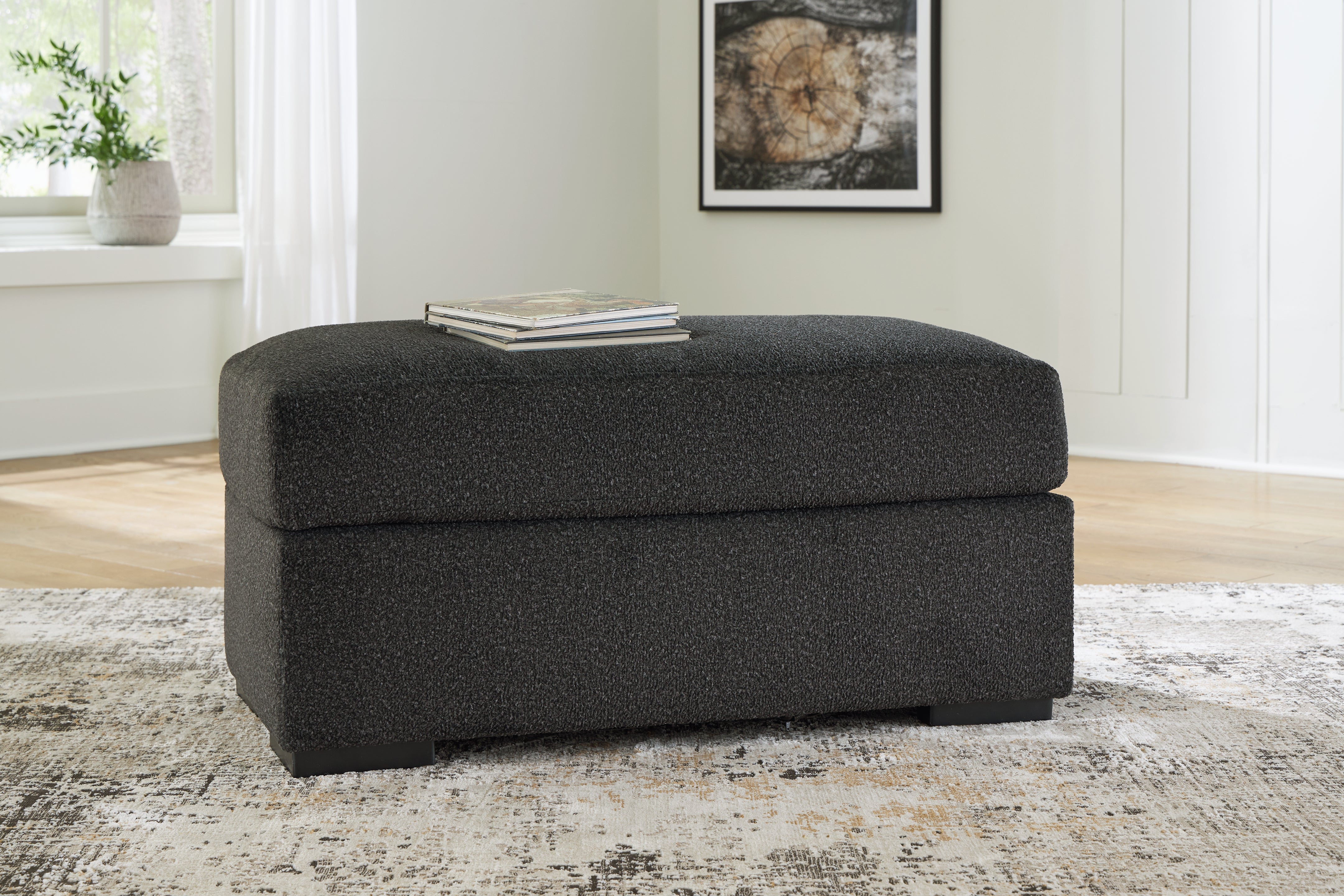 Tampa Furniture Outlet Lutz - Ashley Furniture - Wryenlynn Living Room - Ottoman / Onyx - 4940514
