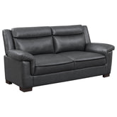 Tampa Furniture Outlet - Coaster - Arabella Upholstered Padded Arm Sofa Grey - 506591