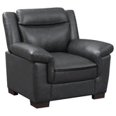 Tampa Furniture Outlet - Coaster - Arabella Upholstered Padded Arm Accent Chair Grey - 506593