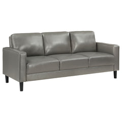 Tampa Furniture Outlet - Coaster - Ruth Upholstered Track Arm Sofa Grey - 508365