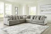 Tampa Furniture Outlet Lutz - Ashley Furniture - Bayless Sectional - LAF 3-Piece Sectional / Smoke - 52304S1