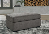 Tampa Furniture Outlet Lutz - Ashley Furniture - Gardiner Living Room - Ottoman / Pewter - 5240414