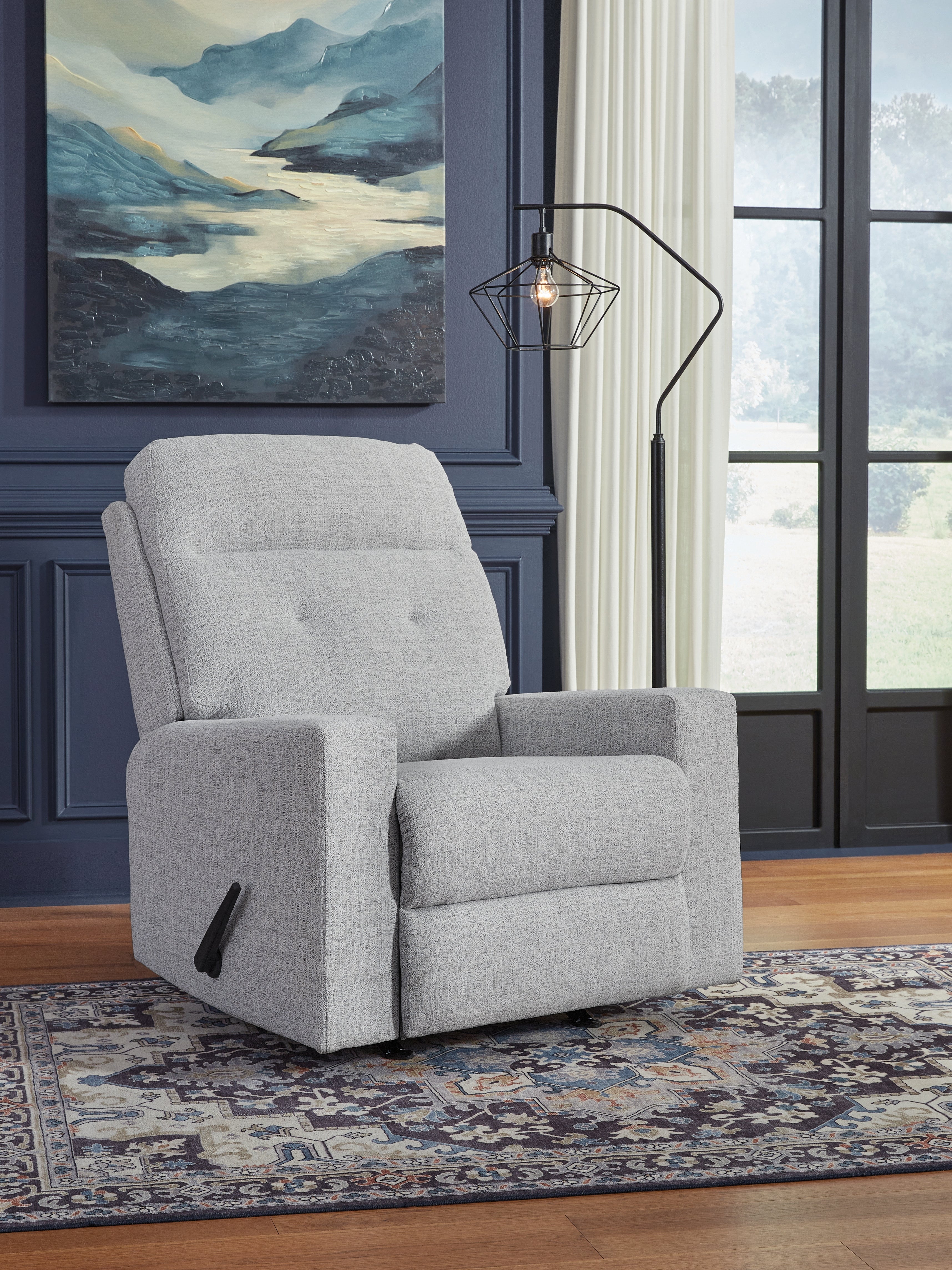 Tampa Furniture Outlet Lutz - Ashley Furniture - Skillins Living Room - Rocker Recliner / Stone - PC5320425