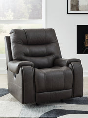 Tampa Furniture Outlet Lutz - Ashley Furniture - Femley Living Room - Rocker Recliner / Smoke - PC5330625