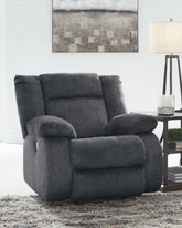 Tampa Furniture Outlet Lutz - Ashley Furniture - Burkner Living Room - Power Rocker Recliner / Marine - 5380498