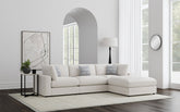 Tampa Furniture Outlet - Coaster - Serene 4-piece Upholstered Modular Sectional Sofa Beige - 551321-SETB