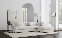 Tampa Furniture Outlet - Coaster - Serene 4-piece Upholstered Modular Sectional Sofa Beige - 551321-SETB